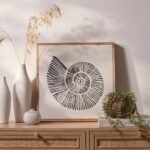 Newlyn 45x45cm Wall Art - Shell II