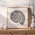 Newlyn 45x45cm Wall Art - Shell III