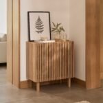 Nia 2 Door Small Sideboard - Seasoned Oak