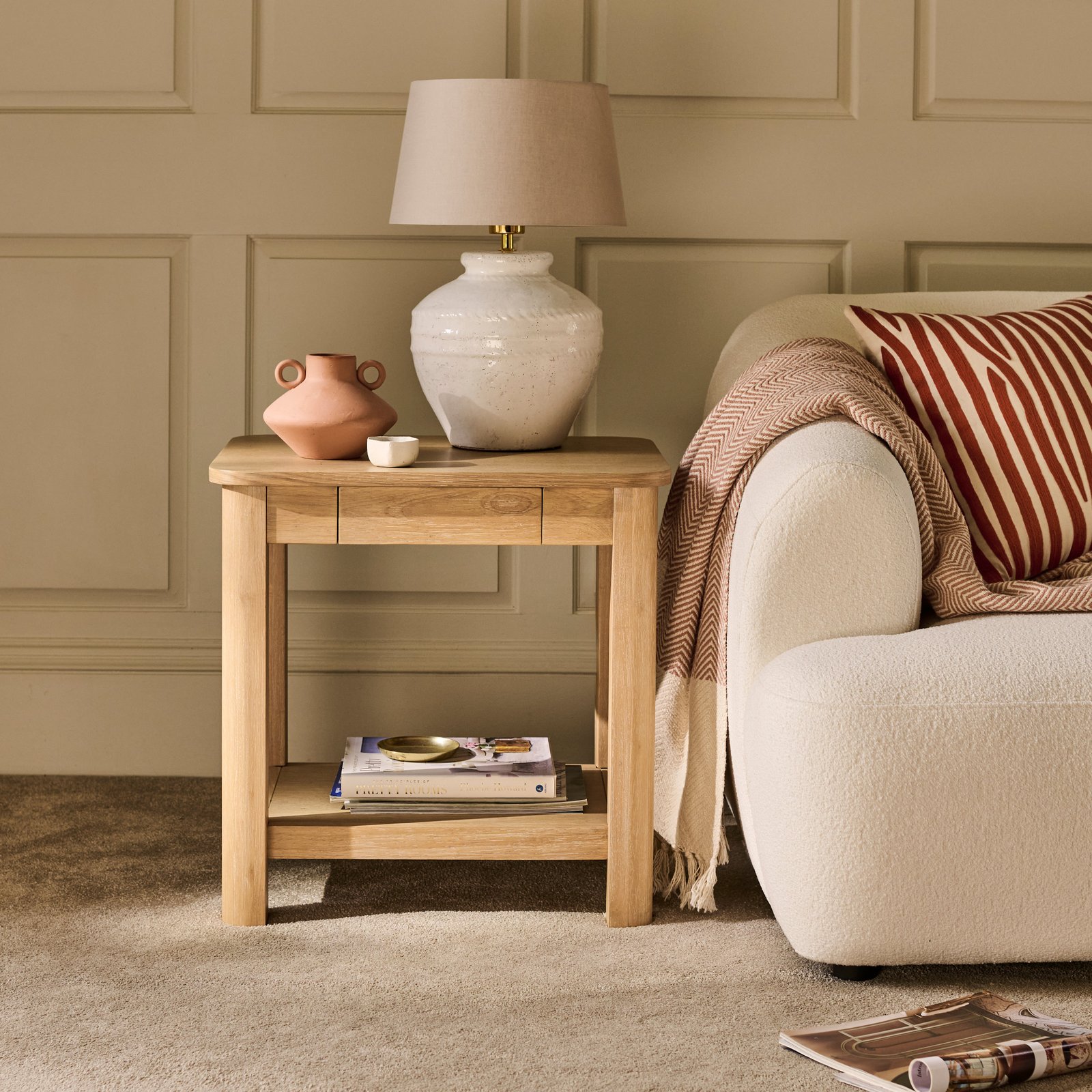 Noah_50cm_Rectangular_Side_Table_Whitewash_Oak-1 Noah Rectangular Side Table - Whitewash Oak - Image 1