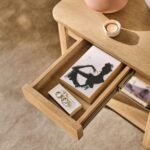 Noah Whitewash Oak Rectangular Coffee Table - Image 5