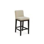Outlet - Nolan Boucle Bar Stool - Black Oak Legs - Image 8