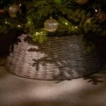 Norrland 70cm Tree Skirt - Grey Wash Rattan