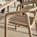 Outlet - Shiro Wooden Garden Dining Chair - Set of 4 - Image 5