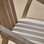 Charlotte 6 Seater Wooden Garden Dining Set with 4 Shiro Cushioned Chairs & Bench - Image 16