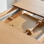 Paul Whitewash Oak Extending Dining Table - Small - Image 5