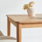 Paul Whitewash Oak Extending Dining Table - Small - Image 8