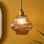 Pimlico 22cm Glass Pendant Light - Gold