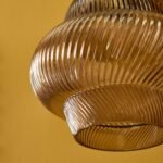Pimlico 22cm Glass Pendant Light - Gold - Image 4