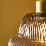 Pimlico 22cm Glass Pendant Light - Gold - Image 3