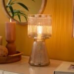 Pimlico 31cm Glass Lamp - Champagne