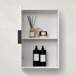 Outlet - Reva Wall Cabinet with Mirror - Snow White - Image 2