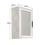 Outlet - Reva Wall Cabinet with Mirror - Snow White - Image 7