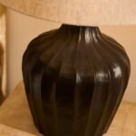 Radford Black Bronze Metal Table Lamp Base - 31cm - Image 4