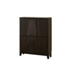 Raleigh 2 Door Shoe Cabinet - Black - Image 8
