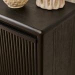 Raleigh 2 Door Shoe Cabinet - Black - Image 5