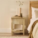 Outlet - Raleigh 1 Drawer Bedside Table - Whitewash - Image 5