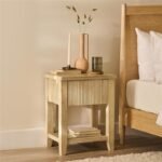 Outlet - Raleigh 1 Drawer Bedside Table - Whitewash