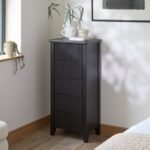 Raleigh 5 Drawer Tallboy - Black - Image 6