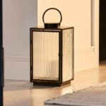 Revesby 40cm Lantern - Black Metal - Image 5