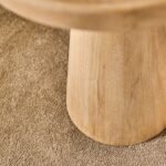 Rhiannon 45cm Round Side Table - Whitewash Oak - Image 5