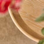 Rhiannon 45cm Round Side Table - Whitewash Oak - Image 4