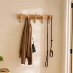 Outlet - Roe Small Whitewash Oak Coat Rack - Image 3