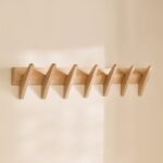 Outlet - Roe Large Whitewash Oak Coat Rack - Image 3