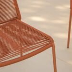 Ryder Burnt Orange Rope Garden Chairs - Set of 2 - Image 5