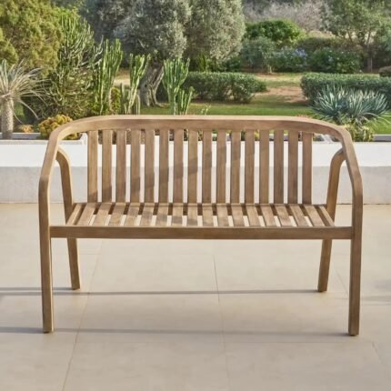 Shiro Wooden Garden Bench