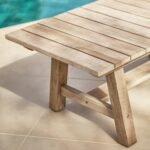 Shiro 5 Seater Wooden Garden Sofa Set with Shiro Coffee Table - Navy - Image 6