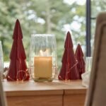 Dalen 22cm Glass Candle Holder  - Clear