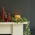 Flivik 12cm Glass Tea Light Holder - Gold