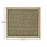 Somersby 125x145cm Bed Spread - Fern Green - Image 4
