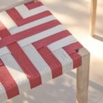 Saffron Brushed Light Acacia Garden Chair - Set of 2 - Beige/Paprika - Image 6