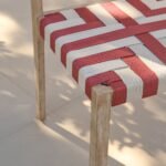 Saffron Brushed Light Acacia Garden Chair - Set of 2 - Beige/Paprika - Image 7