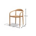 Sasha Wooden Garden Chairs - Set of 2 - Image 7