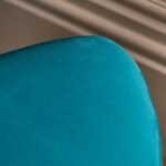 Sawyer 68cm Swivel Armchair & Alder 45cm Footstool - Deep Teal - Image 5
