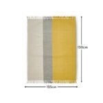 Selu 125x150cm Yellow Throw - Image 7