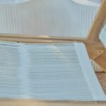 Seren White Acacia Occasional Garden Chair - Beige Rope - Image 8