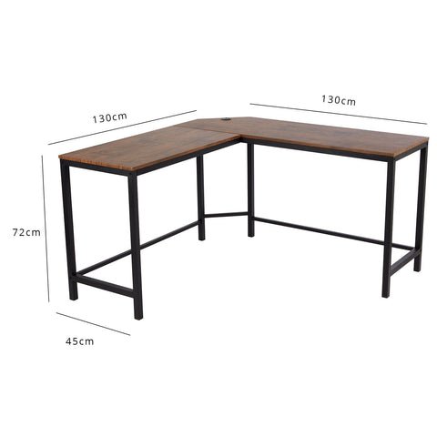 Sheffield Corner Desk Cutout 94b2148b 03fa 40fa b9bb Outlet - Sheffield L Shaped Desk - Industrial
