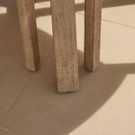 Shiro 4 Seater Round Wooden Garden Dining Set with Shiro Dining Chairs - 120cm - Image 8