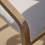 Shiro 4 Seater Round Wooden Garden Dining Set with Shiro Dining Chairs - 120cm - Image 5