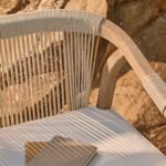 Shiro Wooden Garden Bench - Beige - Image 2