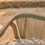 Shiro Wooden Garden Bench - Green - Image 2