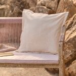 Shiro Wooden Garden Bench - Pink - Image 6