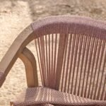 Shiro Wooden Garden Bench - Pink - Image 2