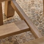 Shiro 6 Seater Wooden Garden Dining Set with Shiro Beige Rope Dining Chairs - Image 10