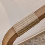 Shiro 6 Seater Wooden Garden Dining Set with Shiro Beige Rope Dining Chairs - Image 7