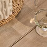 Shiro 6 Seater Wooden Garden Dining Set with Shiro Beige Rope Dining Chairs - Image 5